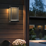 Fitting LED | Modern Outdoor LED Wall Lantern Waterproof Rectangular Facade Light