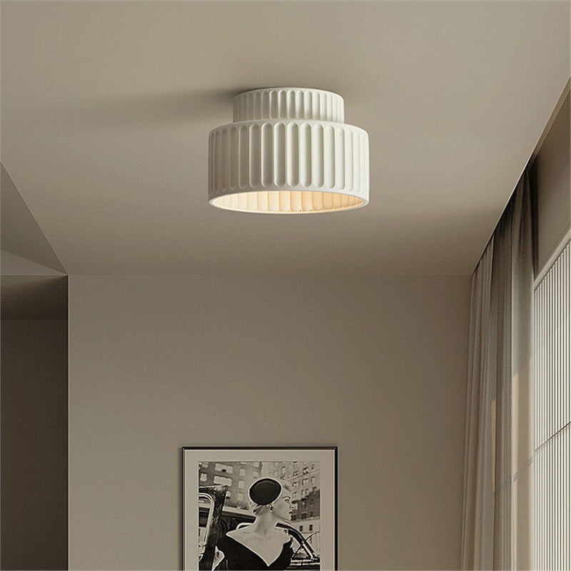 Fitting LED | Modern Pleated LED Ceiling Light Scandinavian Flush Mount Lamp