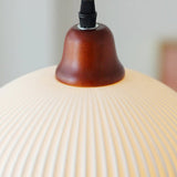 Fitting LED | Modern Pleated LED Pendant Light Scandinavian Hanging Lamp
