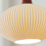 Fitting LED | Modern Pleated LED Pendant Light Scandinavian Hanging Lamp