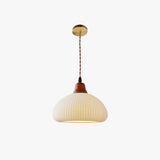 Fitting LED | Modern Pleated LED Pendant Light Scandinavian Hanging Lamp