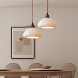 Fitting LED | Modern Pleated LED Pendant Light Scandinavian Hanging Lamp
