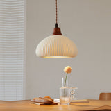 Fitting LED | Modern Pleated LED Pendant Light Scandinavian Hanging Lamp