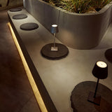 Fitting LED | Modern Pleated LED Table Lamp Rechargeable Touch Dimmable