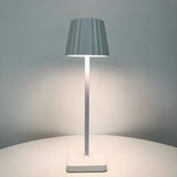 Fitting LED | Modern Pleated LED Table Lamp Rechargeable Touch Dimmable