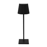 Fitting LED | Modern Pleated LED Table Lamp Rechargeable Touch Dimmable