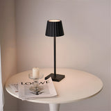 Fitting LED | Modern Pleated LED Table Lamp Rechargeable Touch Dimmable