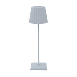 Fitting LED | Modern Pleated LED Table Lamp Rechargeable Touch Dimmable