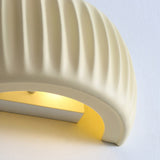 Fitting LED | Modern Ribbed LED Wall Light for Soft Decorative Ambient Lighting