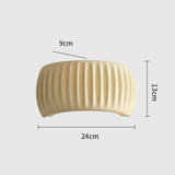 Fitting LED | Modern Ribbed LED Wall Light for Soft Decorative Ambient Lighting