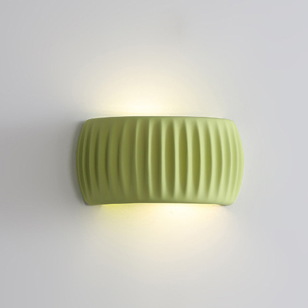 Fitting LED | Modern Ribbed LED Wall Light for Soft Decorative Ambient Lighting