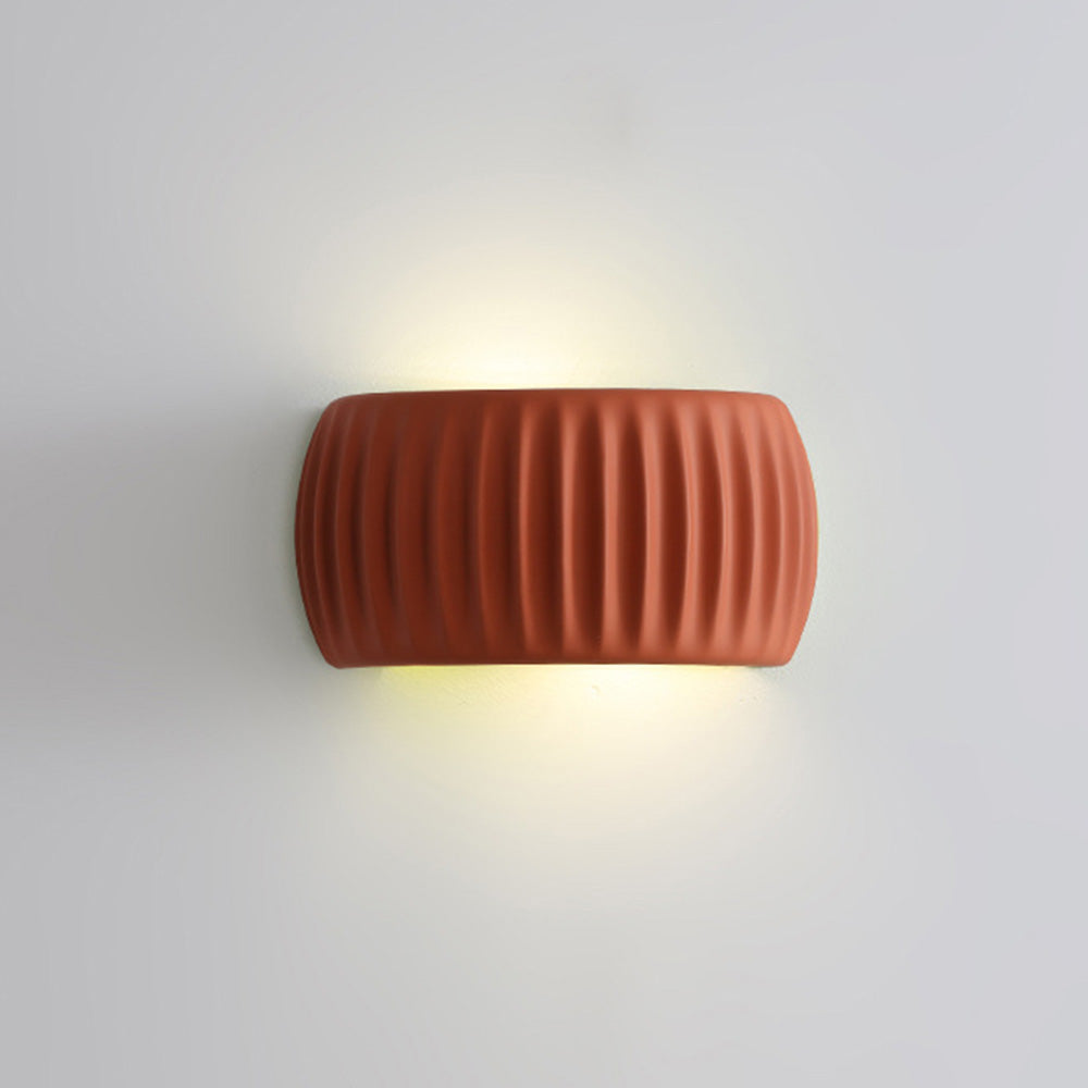 Fitting LED | Modern Ribbed LED Wall Light for Soft Decorative Ambient Lighting