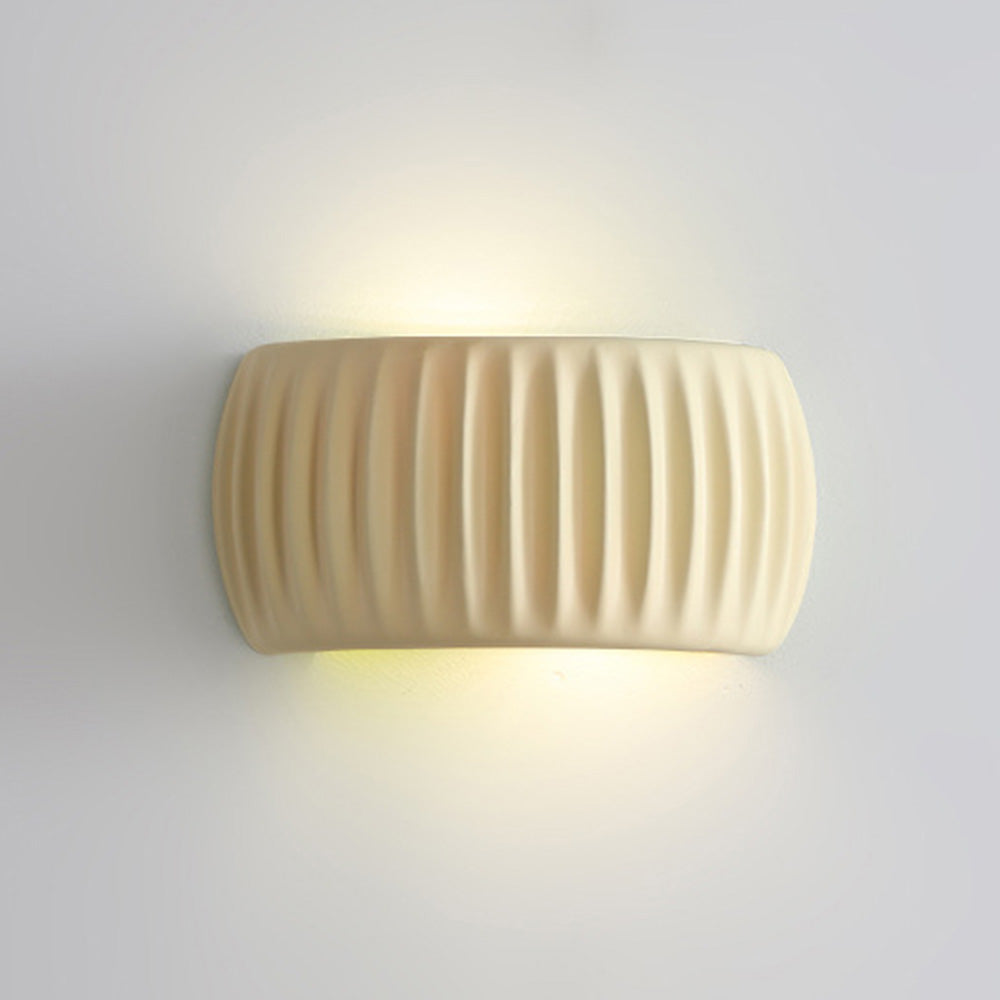 Fitting LED | Modern Ribbed LED Wall Light for Soft Decorative Ambient Lighting