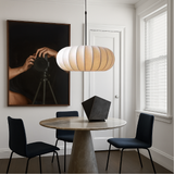 Fitting LED | Modern Ribbed Pendant Light for Soft Scandinavian Ambient Lighting