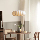 Fitting LED | Modern Ribbed Pendant Light for Soft Scandinavian Ambient Lighting
