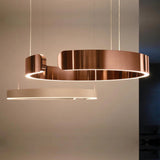 Fitting LED | Modern Ring LED Pendant Light Minimalist Circular Hanging Lamp