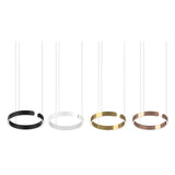 Fitting LED | Modern Ring LED Pendant Light Minimalist Circular Hanging Lamp