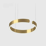 Fitting LED | Modern Ring LED Pendant Light Minimalist Circular Hanging Lamp