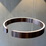Fitting LED | Modern Ring LED Pendant Light Minimalist Circular Hanging Lamp