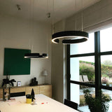 Fitting LED | Modern Ring LED Pendant Light Minimalist Circular Hanging Lamp