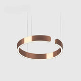Fitting LED | Modern Ring LED Pendant Light Minimalist Circular Hanging Lamp