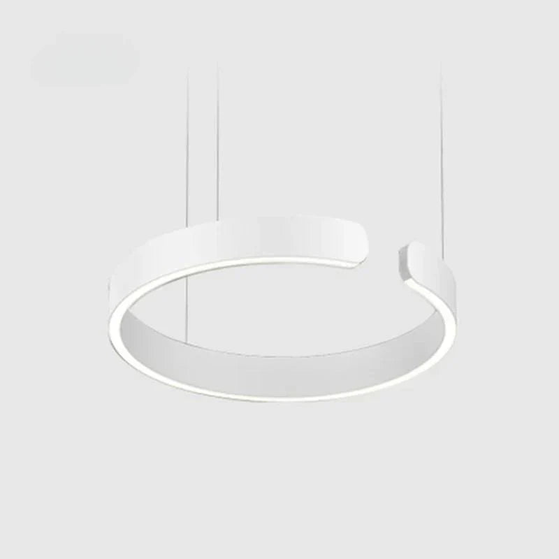 Fitting LED | Modern Ring LED Pendant Light Minimalist Circular Hanging Lamp