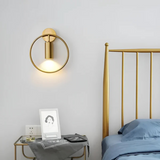 Fitting LED | Modern Ring Wall Sconce with LED Accent Lighting