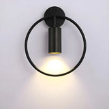 Fitting LED | Modern Ring Wall Sconce with LED Accent Lighting