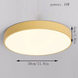 Fitting LED | Modern Round LED Ceiling Light for Minimalist Ambient Lighting