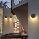 Fitting LED | Modern Round LED Wall Light Waterproof Outdoor Up Down Lamp
