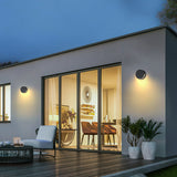 Fitting LED | Modern Round LED Wall Light Waterproof Outdoor Up Down Lamp