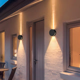 Fitting LED | Modern Round LED Wall Light Waterproof Outdoor Up Down Lamp