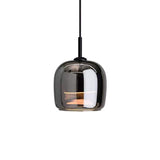 Fitting LED | Modern Smoked Glass Pendant Light for Elegant Ambient Lighting