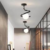 Fitting LED | Modern Spiral LED Ceiling Light Contemporary Decorative Lamp
