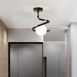 Fitting LED | Modern Spiral LED Ceiling Light Contemporary Decorative Lamp