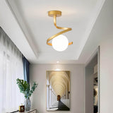 Fitting LED | Modern Spiral LED Ceiling Light Contemporary Decorative Lamp