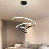 Fitting LED | Modern Spiral LED Pendant Light Contemporary Ring Hanging Lamp