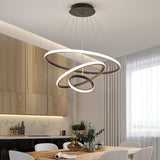 Fitting LED | Modern Spiral LED Pendant Light Contemporary Ring Hanging Lamp
