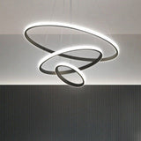 Fitting LED | Modern Spiral LED Pendant Light Contemporary Ring Hanging Lamp