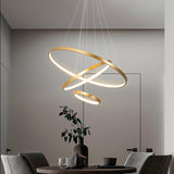 Fitting LED | Modern Spiral LED Pendant Light Contemporary Ring Hanging Lamp