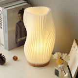 Fitting LED | Modern Spiral LED Table Lamp Artistic Ambient Bedside Light