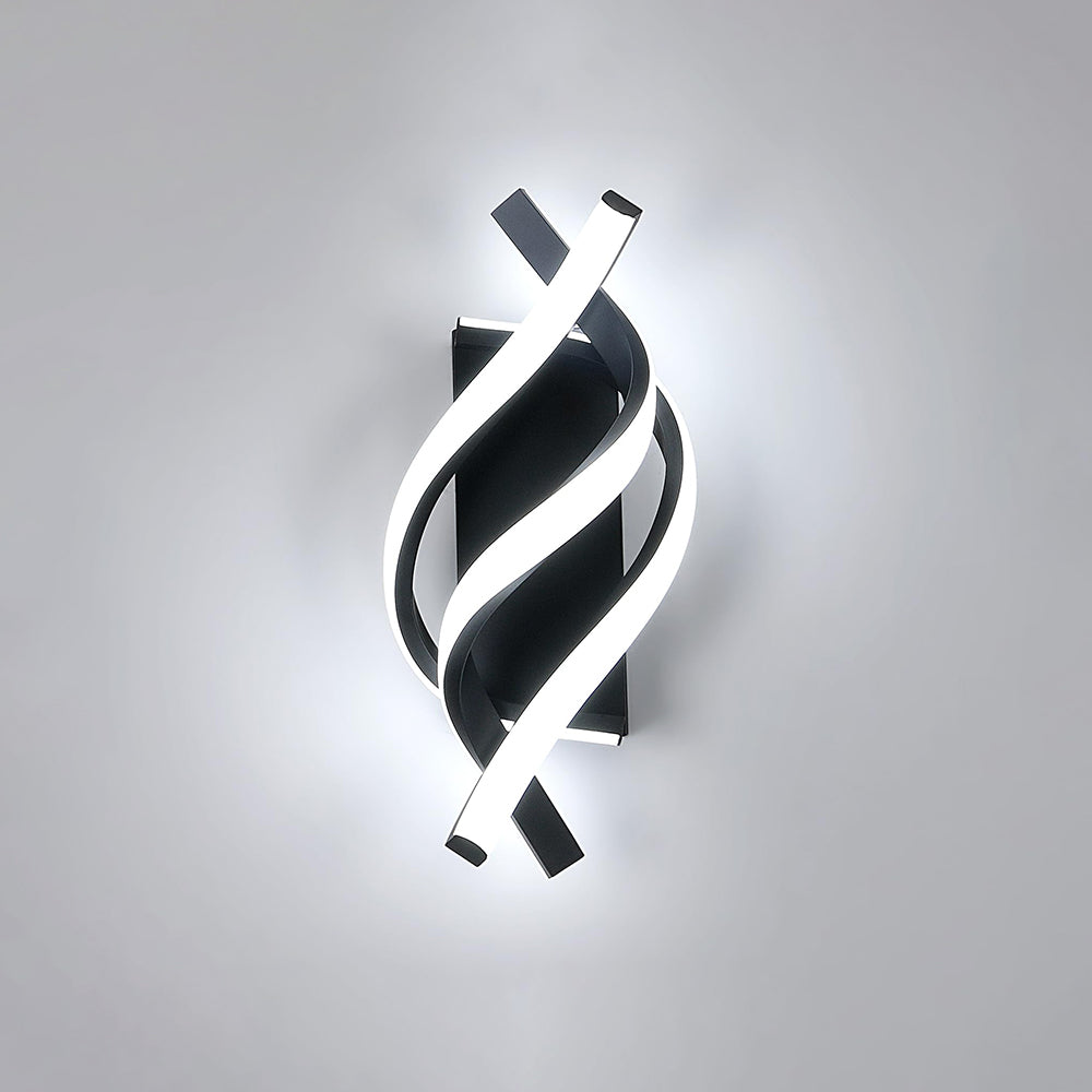 Fitting LED | Modern Spiral LED Wall Light for Artistic Ambient Lighting