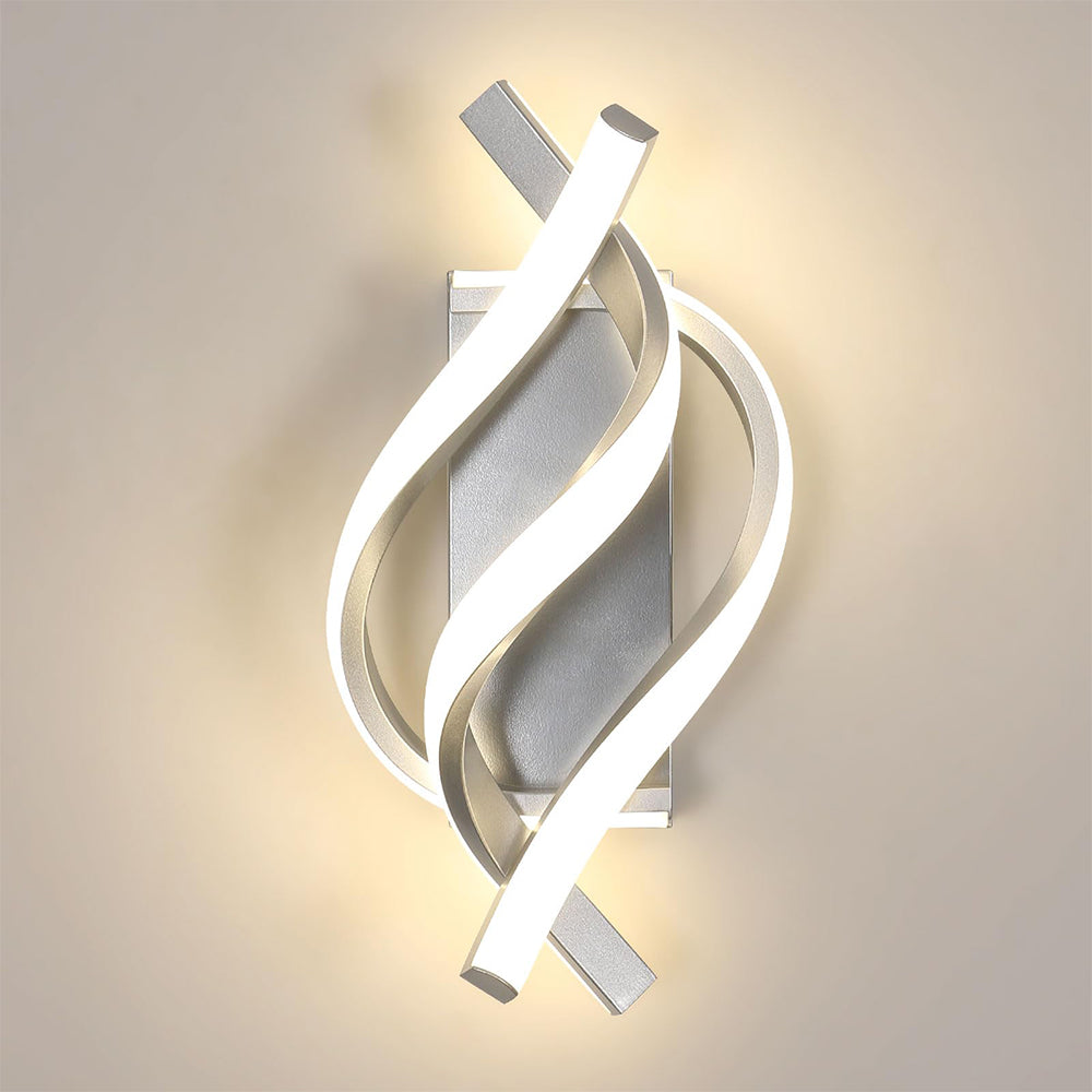 Fitting LED | Modern Spiral LED Wall Light for Artistic Ambient Lighting