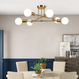 Fitting LED | Modern Sputnik LED Ceiling Light Mid Century Chandelier Lamp