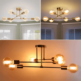 Fitting LED | Modern Sputnik LED Ceiling Light Mid Century Chandelier Lamp