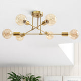 Fitting LED | Modern Sputnik LED Ceiling Light Mid Century Chandelier Lamp