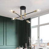Fitting LED | Modern Sputnik LED Ceiling Light Multi Arm Chandelier Lamp