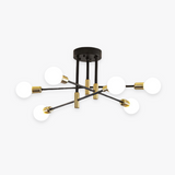 Fitting LED | Modern Sputnik LED Ceiling Light Multi Arm Chandelier Lamp