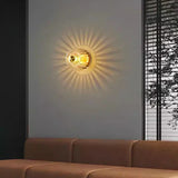Fitting LED | Modern Sunburst Glass Wall Light for Decorative Ambient Lighting
