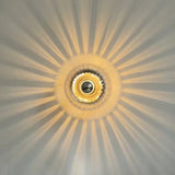 Fitting LED | Modern Sunburst Glass Wall Light for Decorative Ambient Lighting